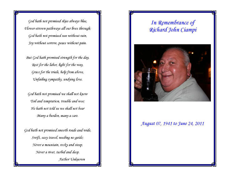 Richard Ciampi Obituary Photo 1